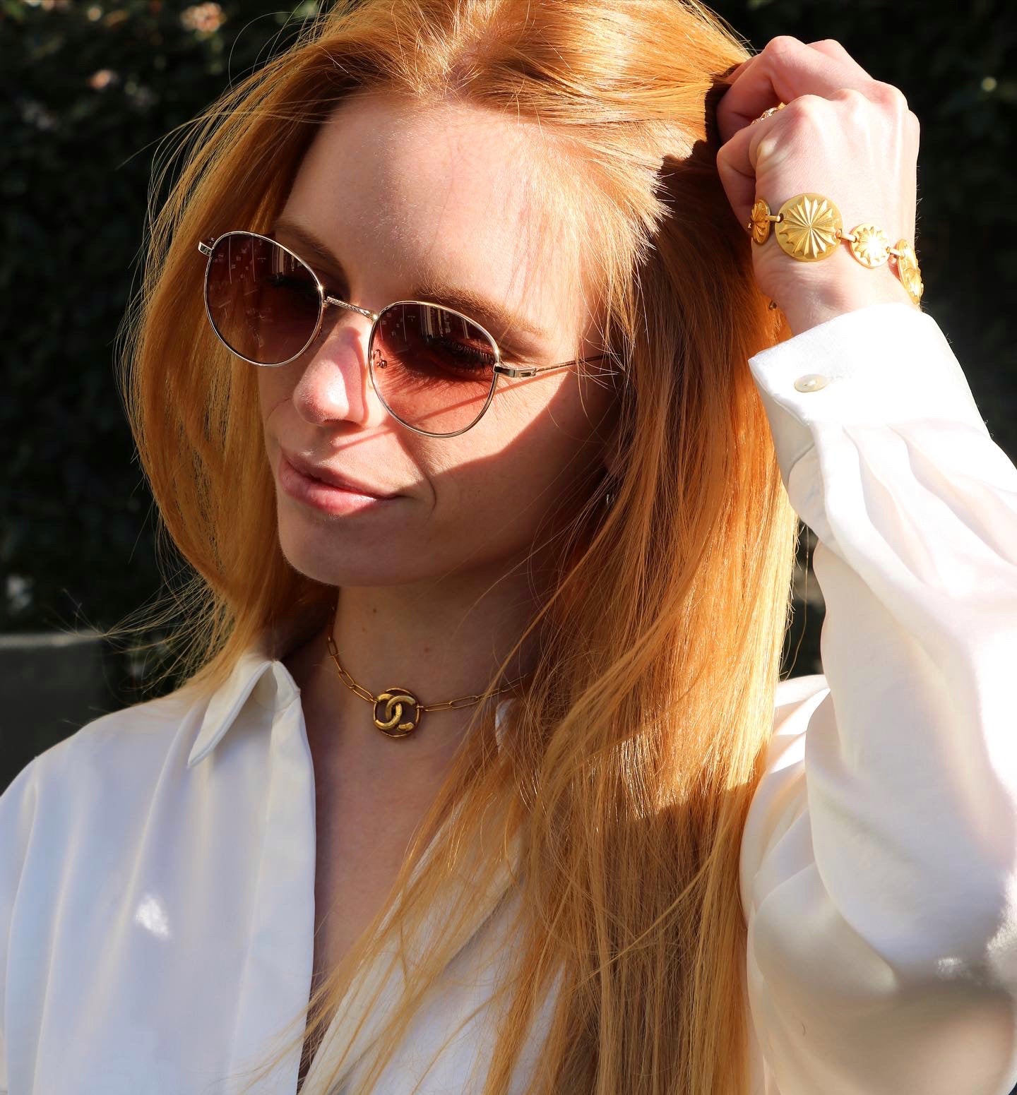 BRACELET VINTAGE DORÉ MAT