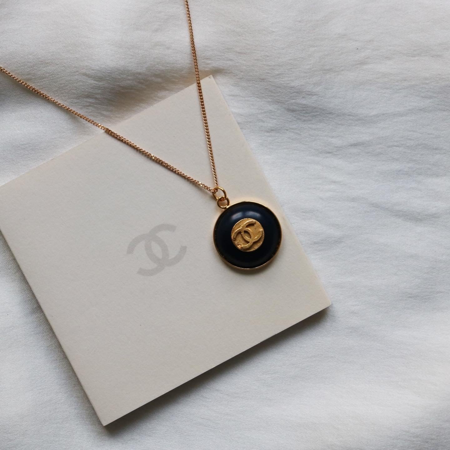 COLLIER UPCYCLÉ | BLEU MARINE