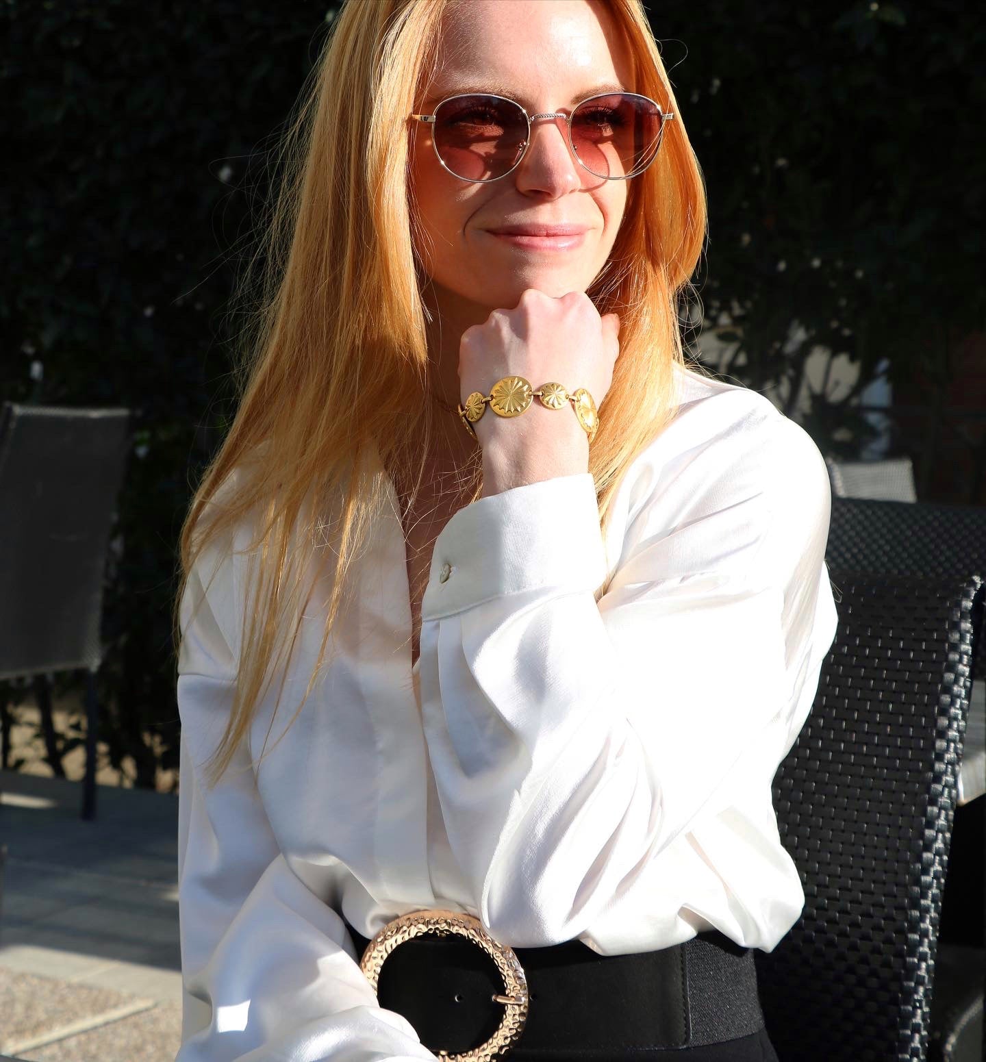 BRACELET VINTAGE DORÉ MAT