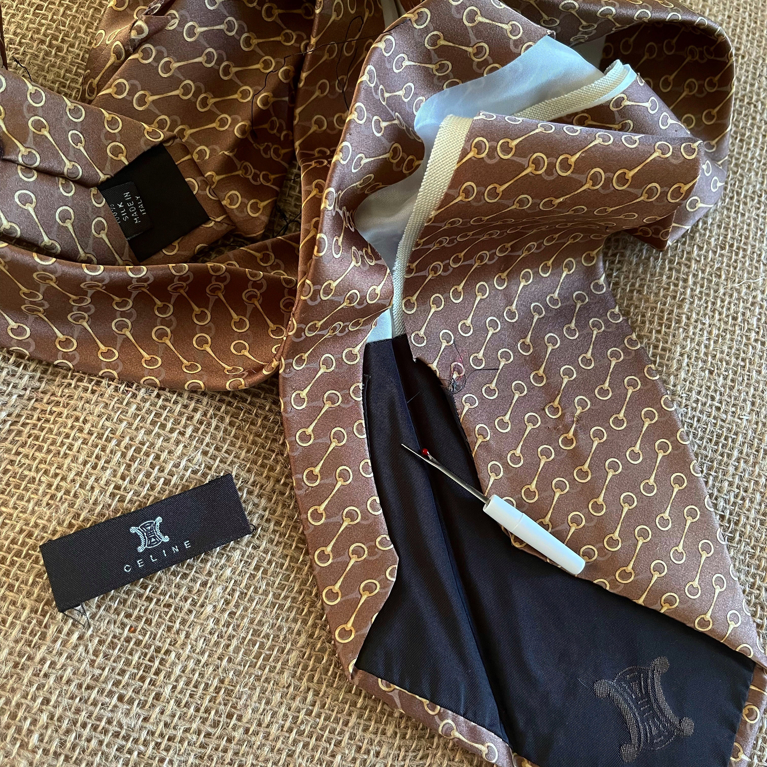 BANDEAU ÉLASTIQUÉ UPCYCLÉ CELINE | 100% SOIE