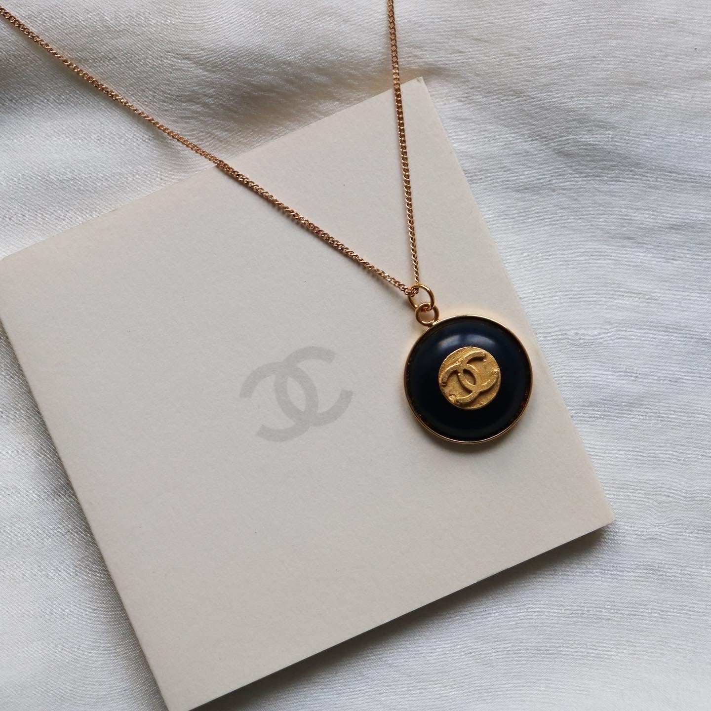 COLLIER UPCYCLÉ | BLEU MARINE