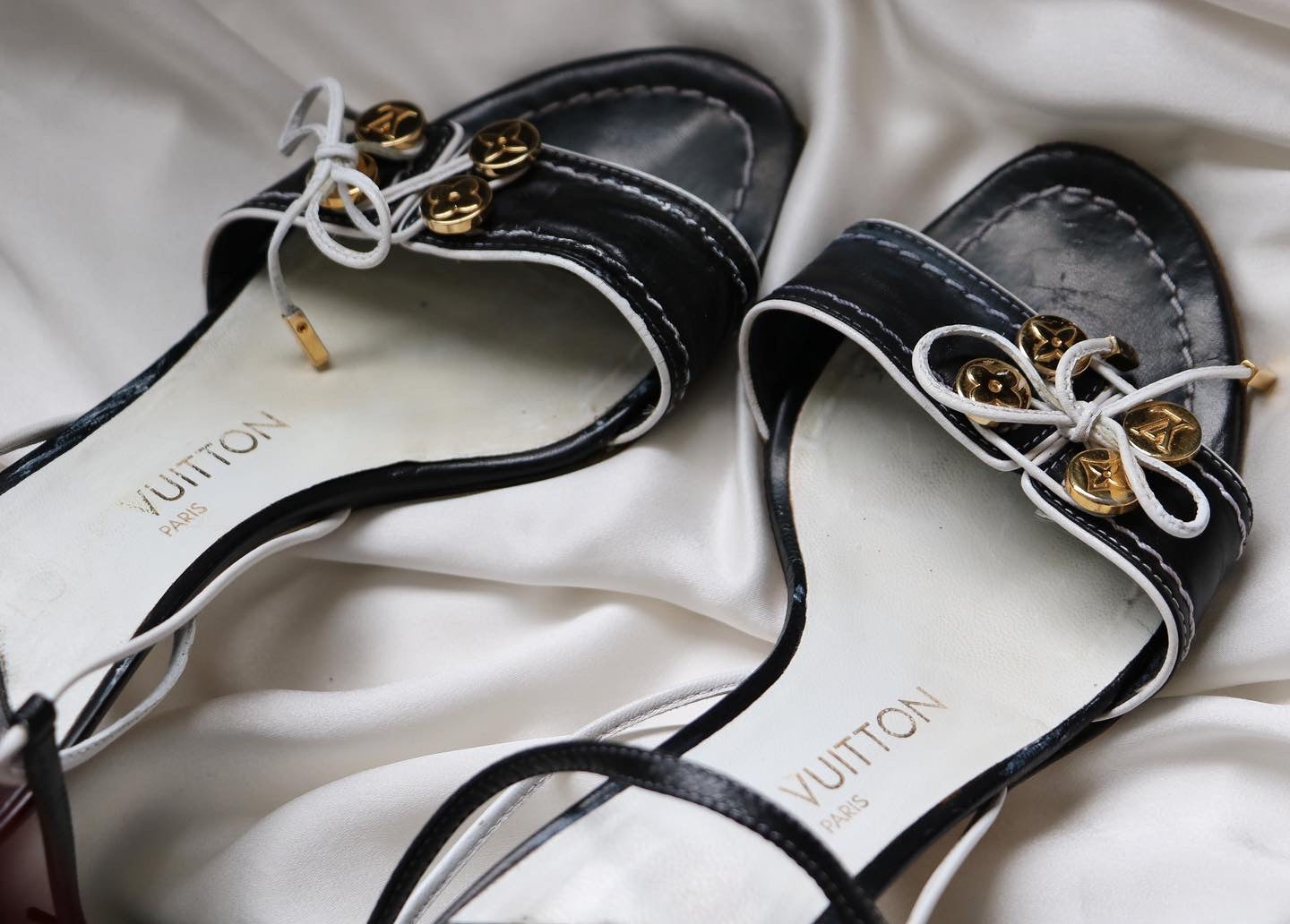 MINI CRÉOLES UPCYCLÉES LOUIS VUITTON