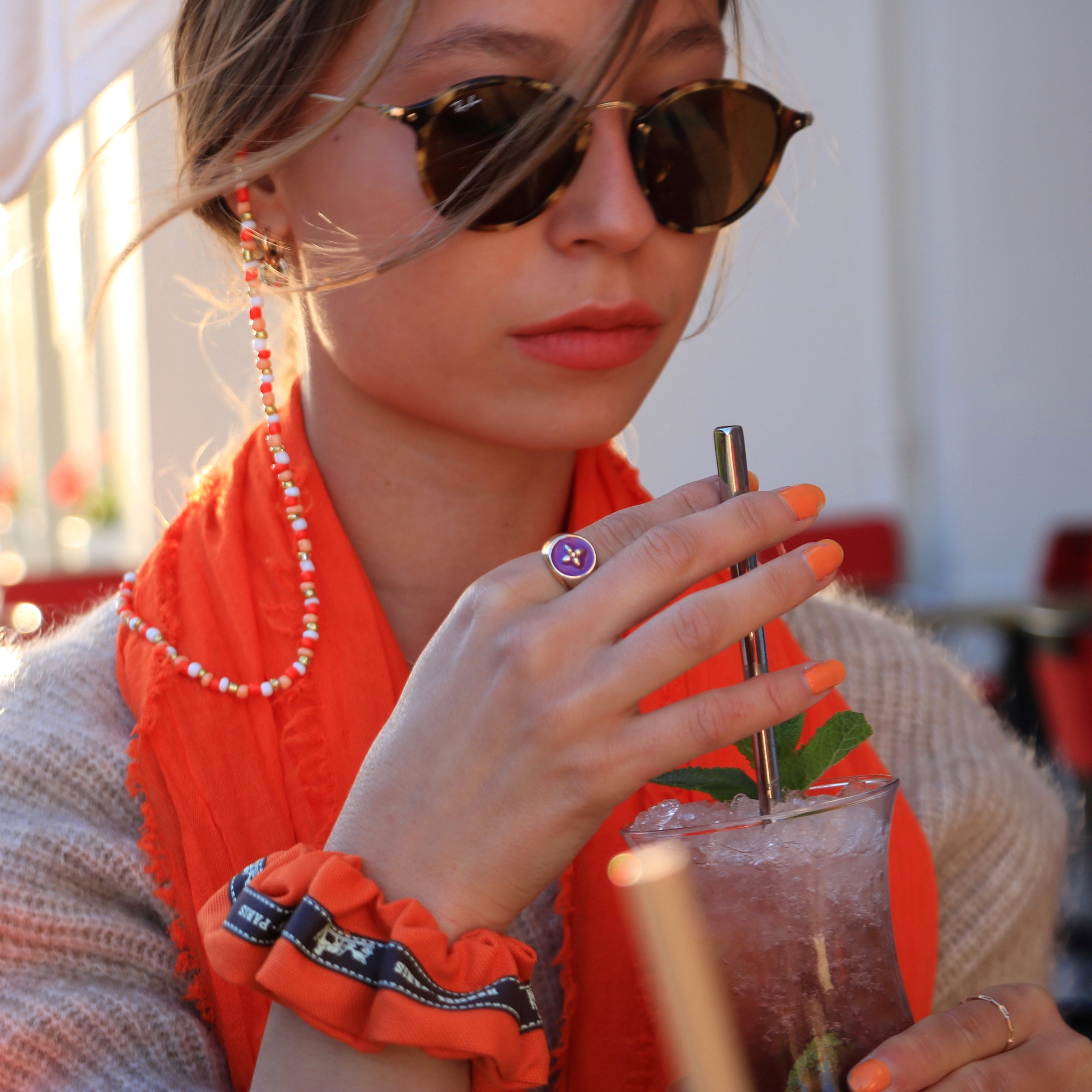 CHOUCHOU UPCYCLÉ HERMÈS PARIS