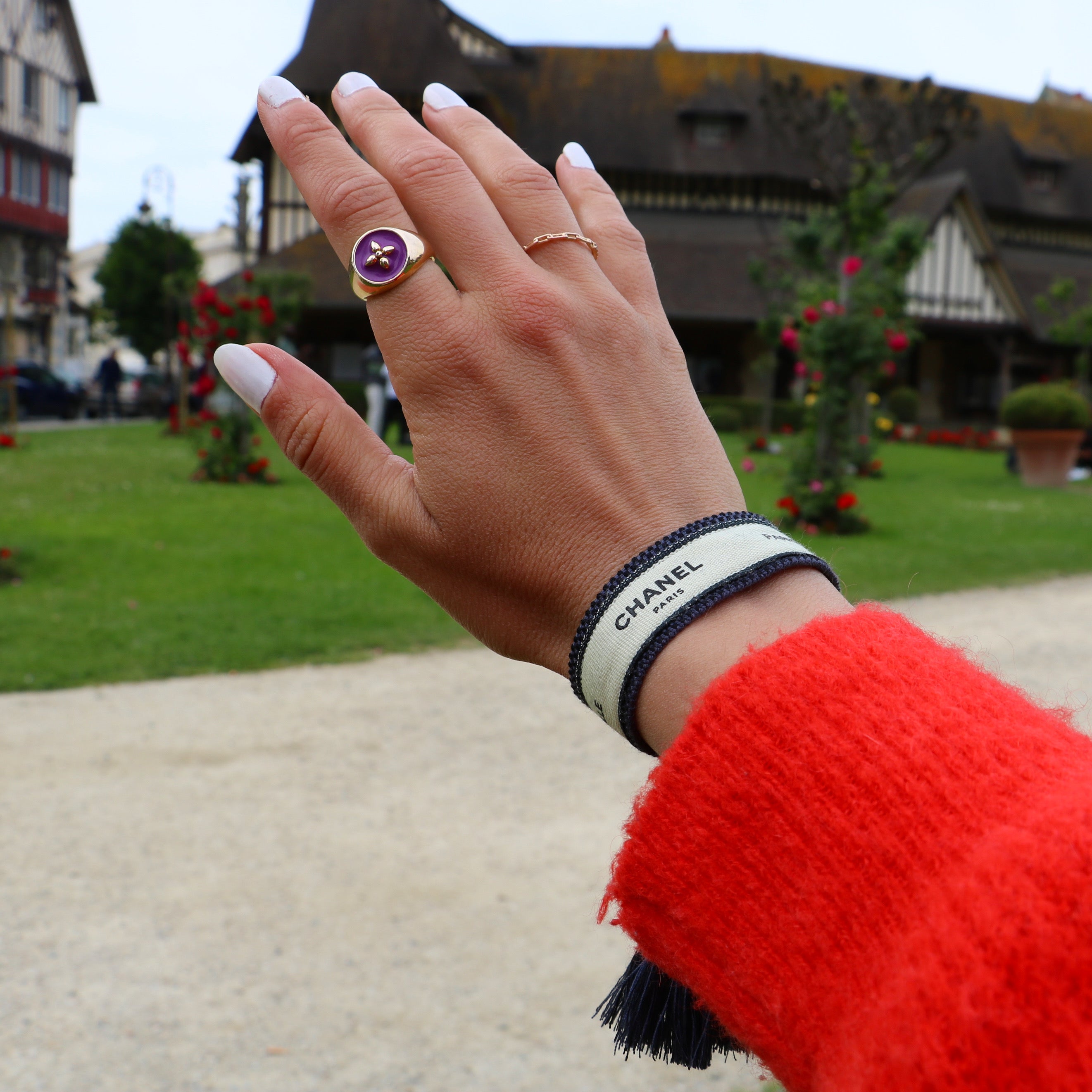 BRACELET TISSÉ UPCYCLÉ CHANEL | PARIS DEAUVILLE