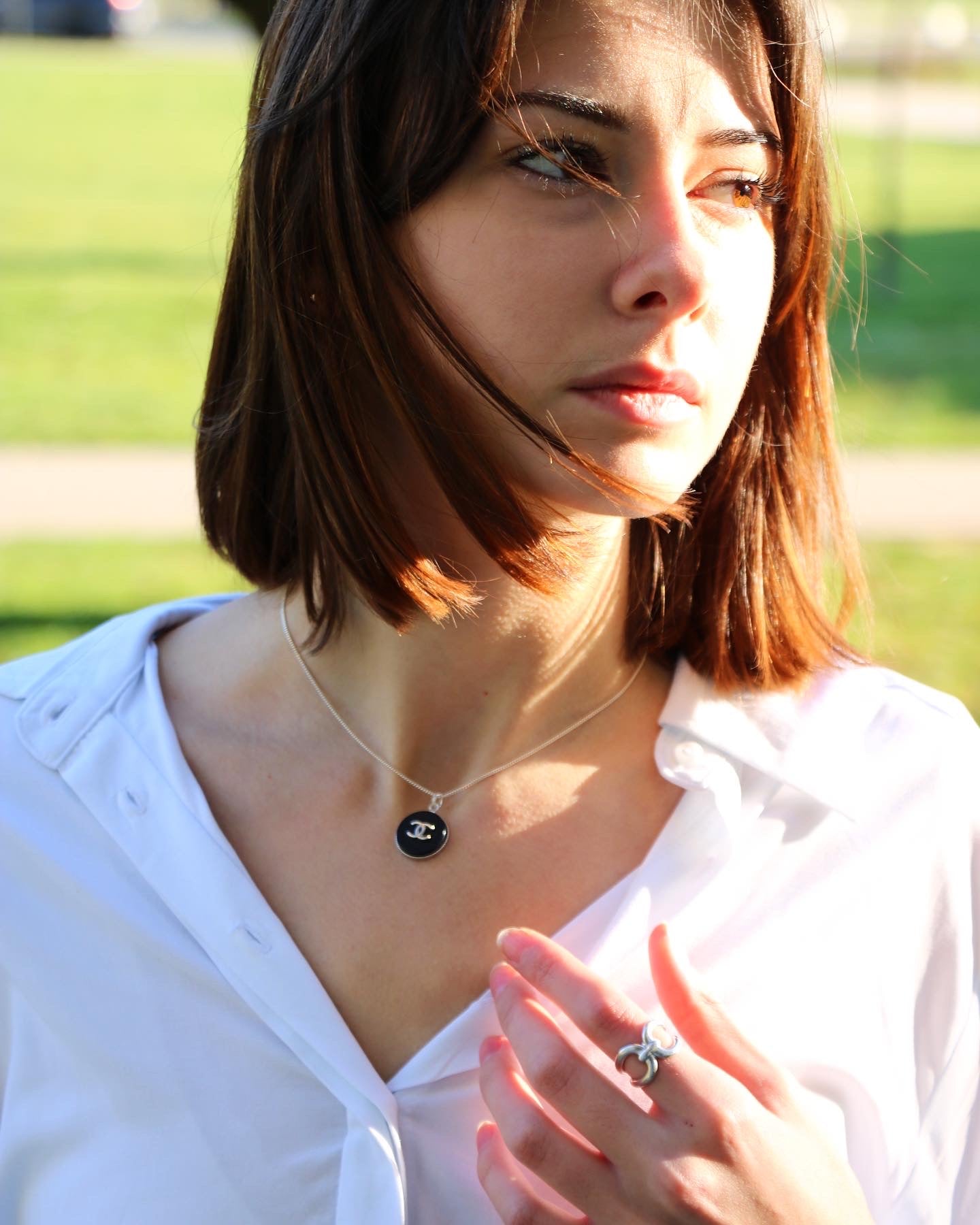 COLLIER UPCYCLÉ CHANEL | ARGENT 925