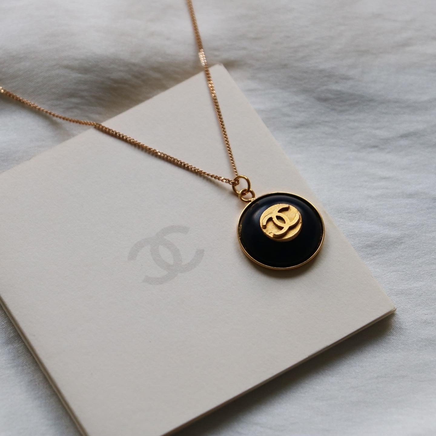 COLLIER UPCYCLÉ | BLEU MARINE