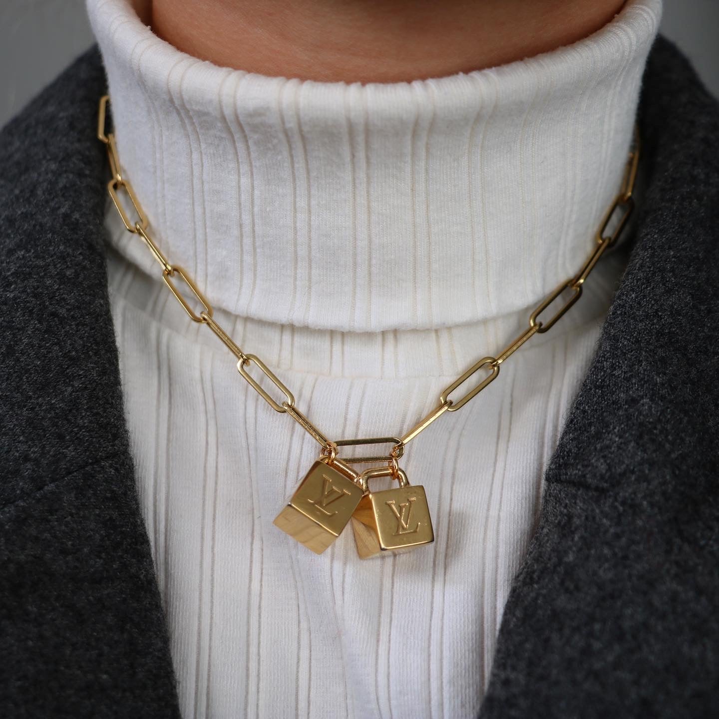 COLLIER UPCYCLÉ LOUIS VUITTON N°2