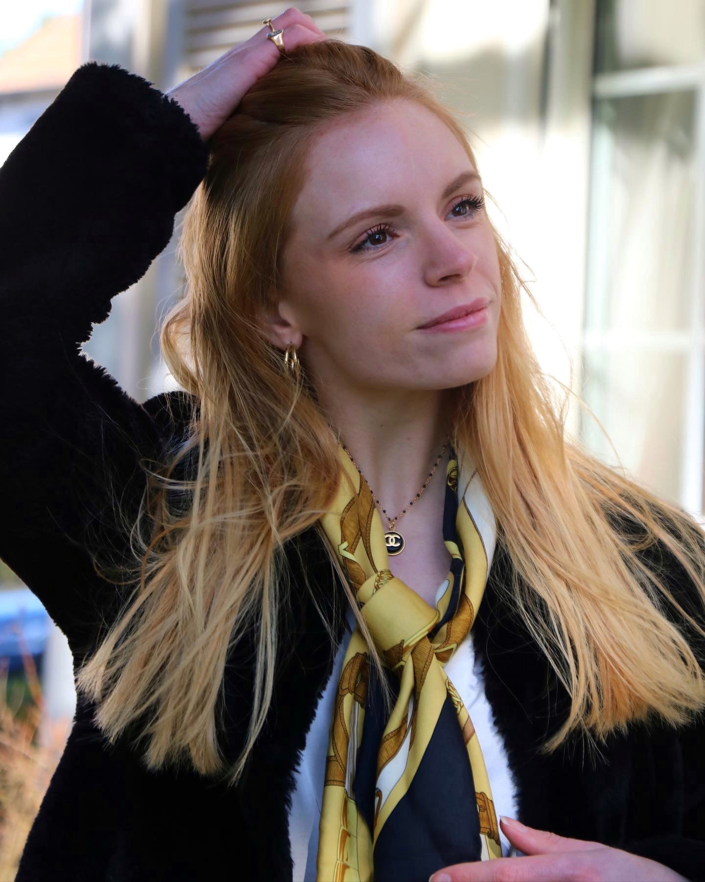 COLLIER UPCYCLÉ CHANEL | NOIR