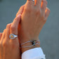 BRACELET CORDON UPCYCLÉ CHANEL | NACRE N°1