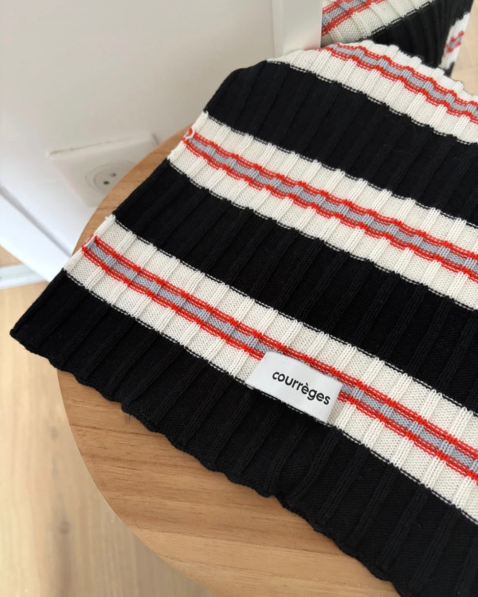 TOUR DE COU / SNOOD COURRÈGES VINTAGE