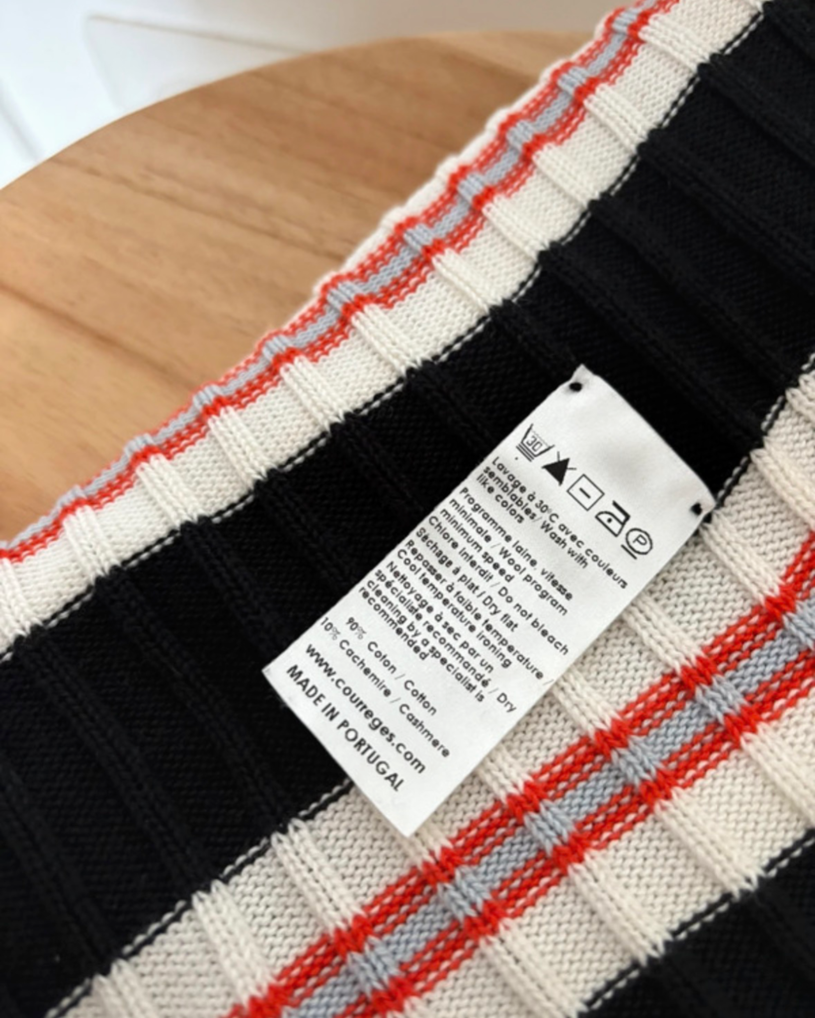 TOUR DE COU / SNOOD COURRÈGES VINTAGE