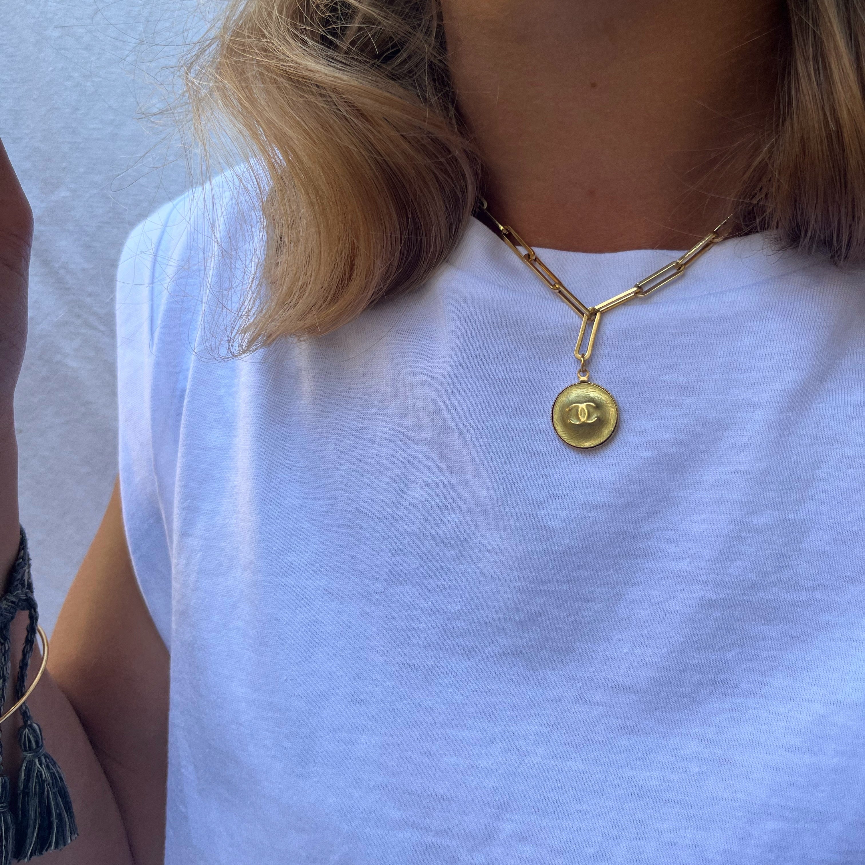 COLLIER UPCYCLÉ | DORÉ MARTELÉ