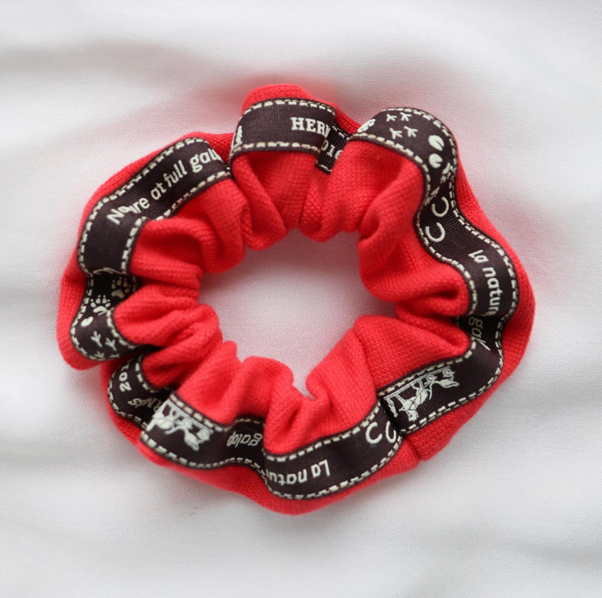 CHOUCHOU UPCYCLÉ HERMÈS | LA NATURE AU GALOP