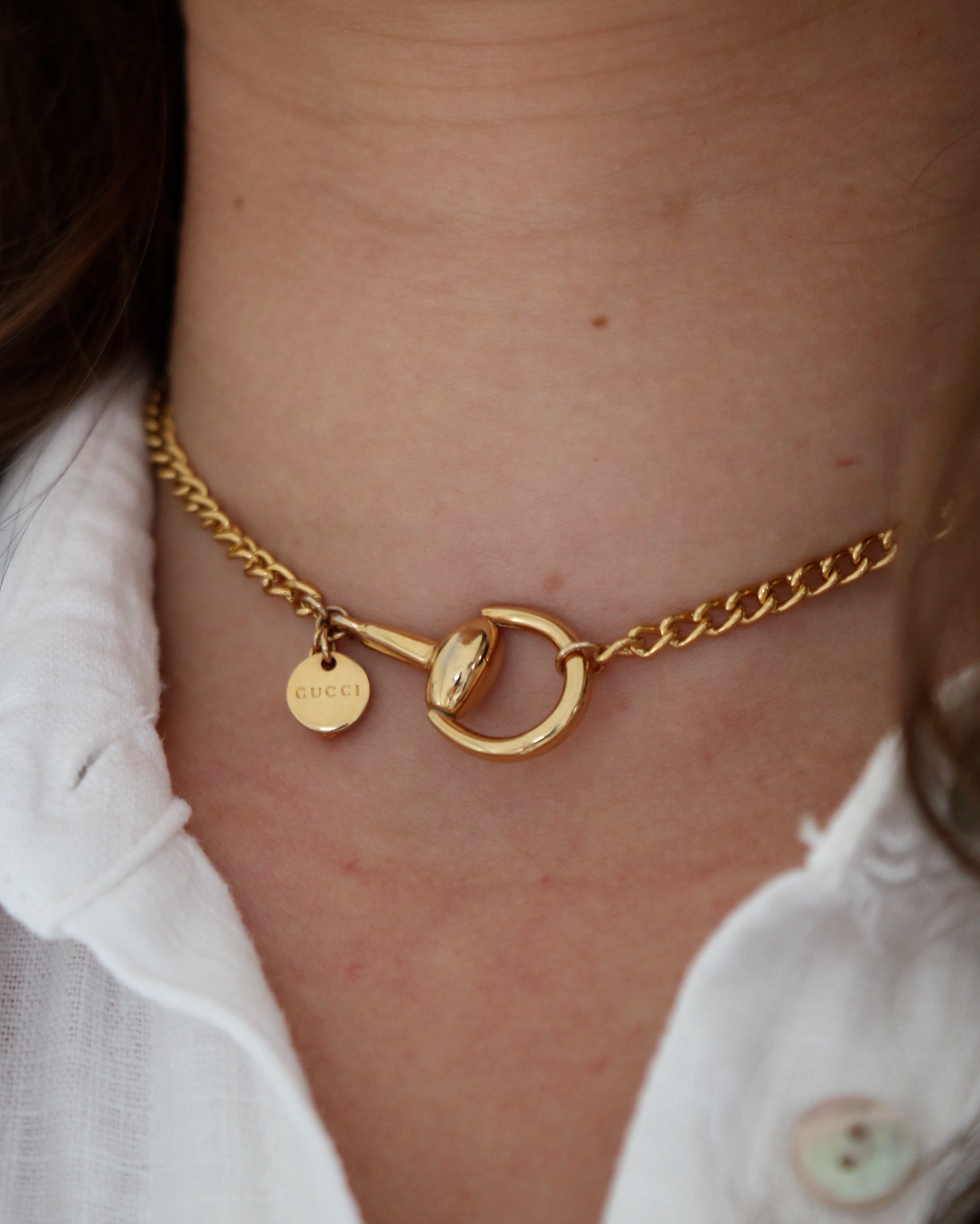 COLLIER UPCYCLÉ GUCCI | MORS DE CHEVAL