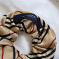 CHOUCHOU UPCYCLÉ BURBERRY | 100% SOIE