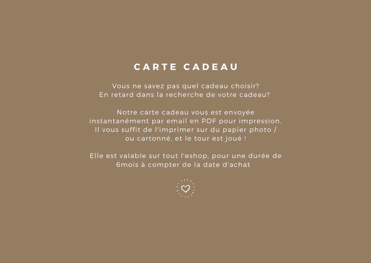 CARTE-CADEAU