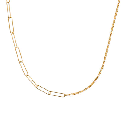 COLLIER UPCYCLÉ CHANEL | BLEU GRIS NACRE