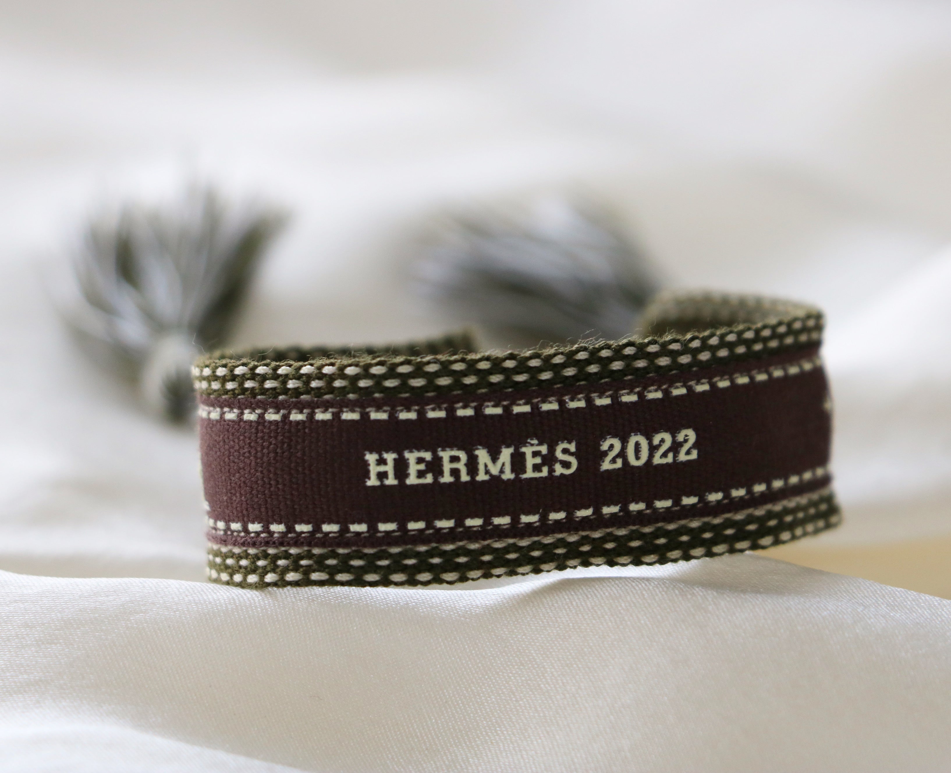 BRACELET TISSÉ UPCYCLÉ HERMÈS | 2022