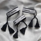 BRACELET TISSÉ UPCYCLÉ CHANEL | NOIR & BLANC
