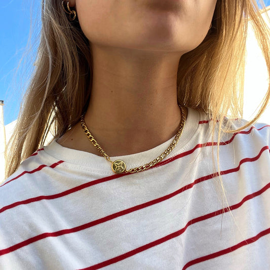 BRACELET / COLLIER UPCYCLÉ LOUIS VUITTON N°2 | IMPARFAIT
