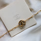 COLLIER UPCYCLÉ CHANEL | CHOKER BRONZE