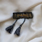 BRACELET TISSÉ UPCYCLÉ CHANEL | NOIR