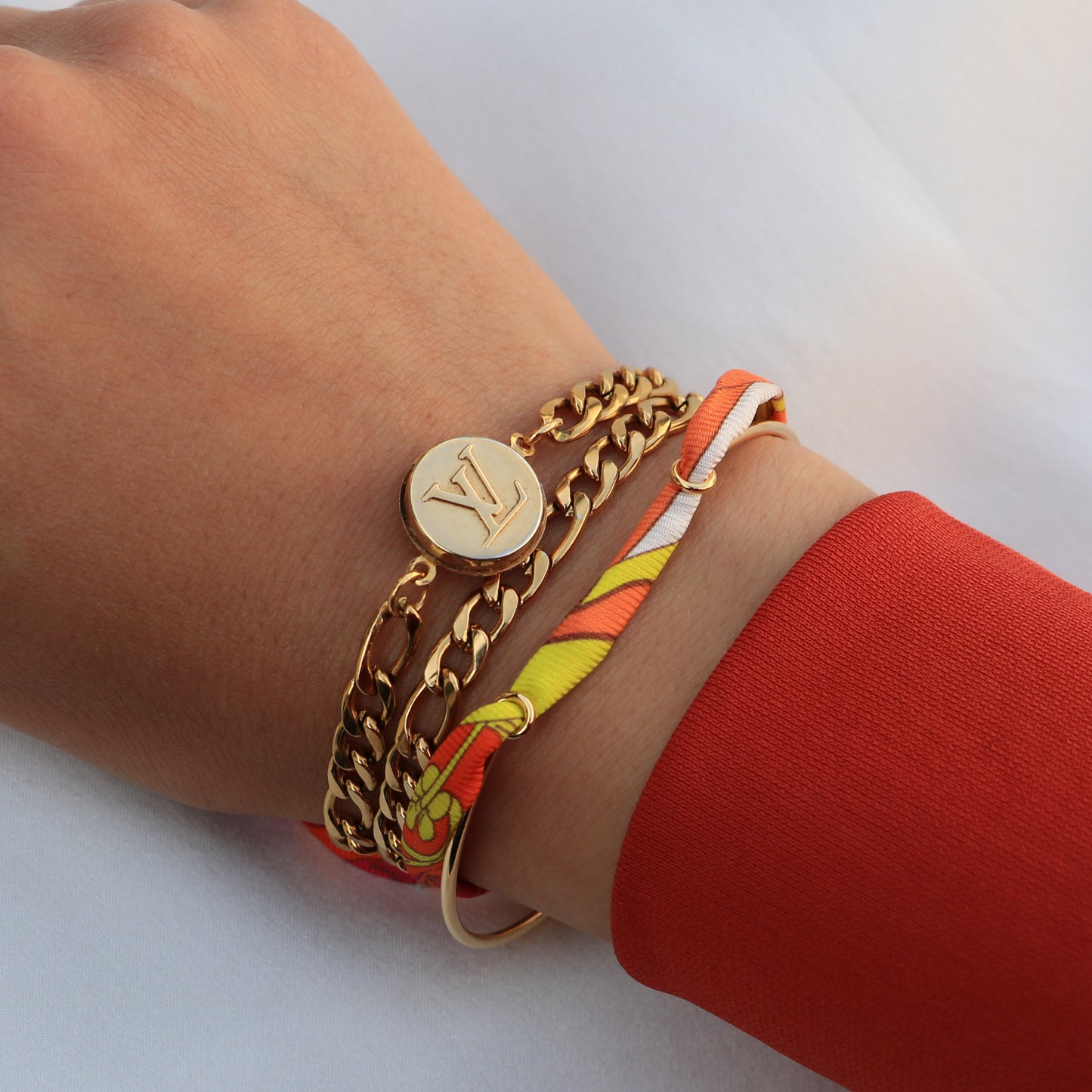 BRACELET / COLLIER UPCYCLÉ LOUIS VUITTON N°1