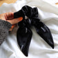 PRÉ COMMANDE | FOULCHIE UPCYCLÉ CHANEL NOIR | 100% SOIE