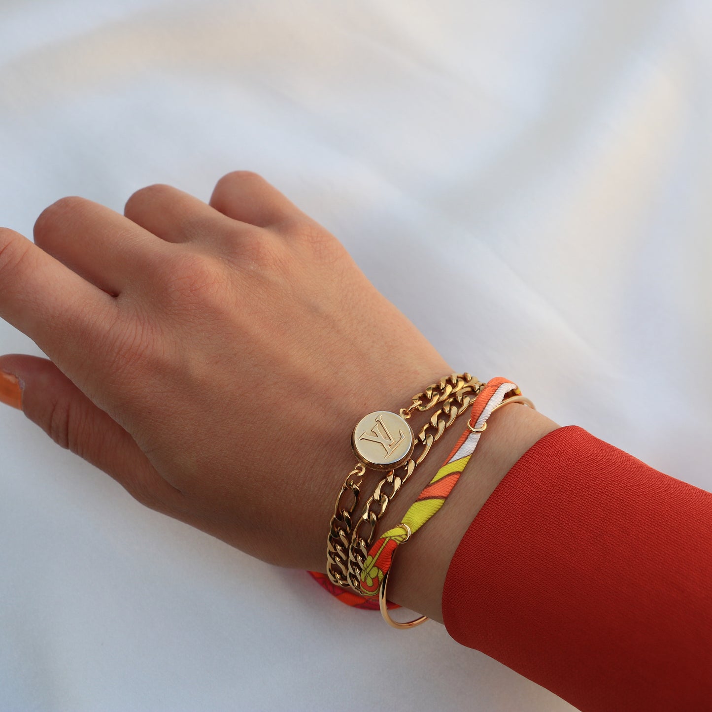 BRACELET / COLLIER UPCYCLÉ LOUIS VUITTON N°1