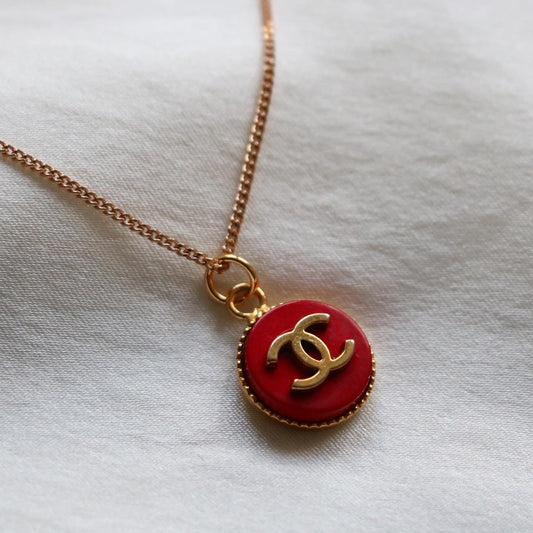 COLLIER UPCYCLÉ CHANEL | ROUGE RARE