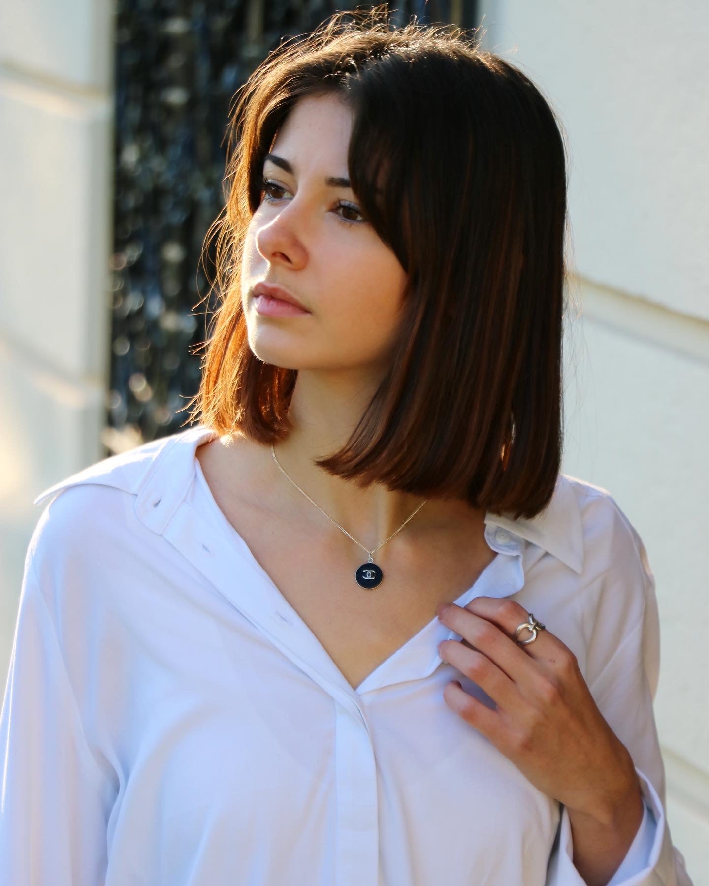 COLLIER UPCYCLÉ CHANEL | ARGENT